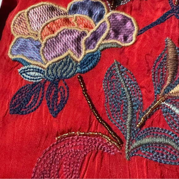 Johnny Was heavily embroidered beaded Marcia blouse NWT (oversized) - Picture 2 of 12